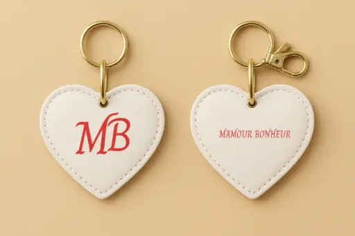 Porte clef Coeur 